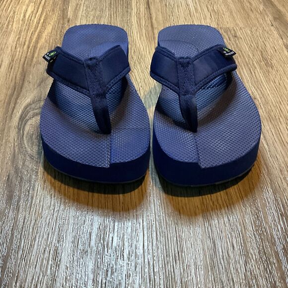 The Healing Sole‎ Original 2.0 Flip Flop Women's Size 9 Mens 7.5 Navy - Picture 1 of 8